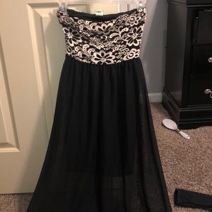 Black and white dress